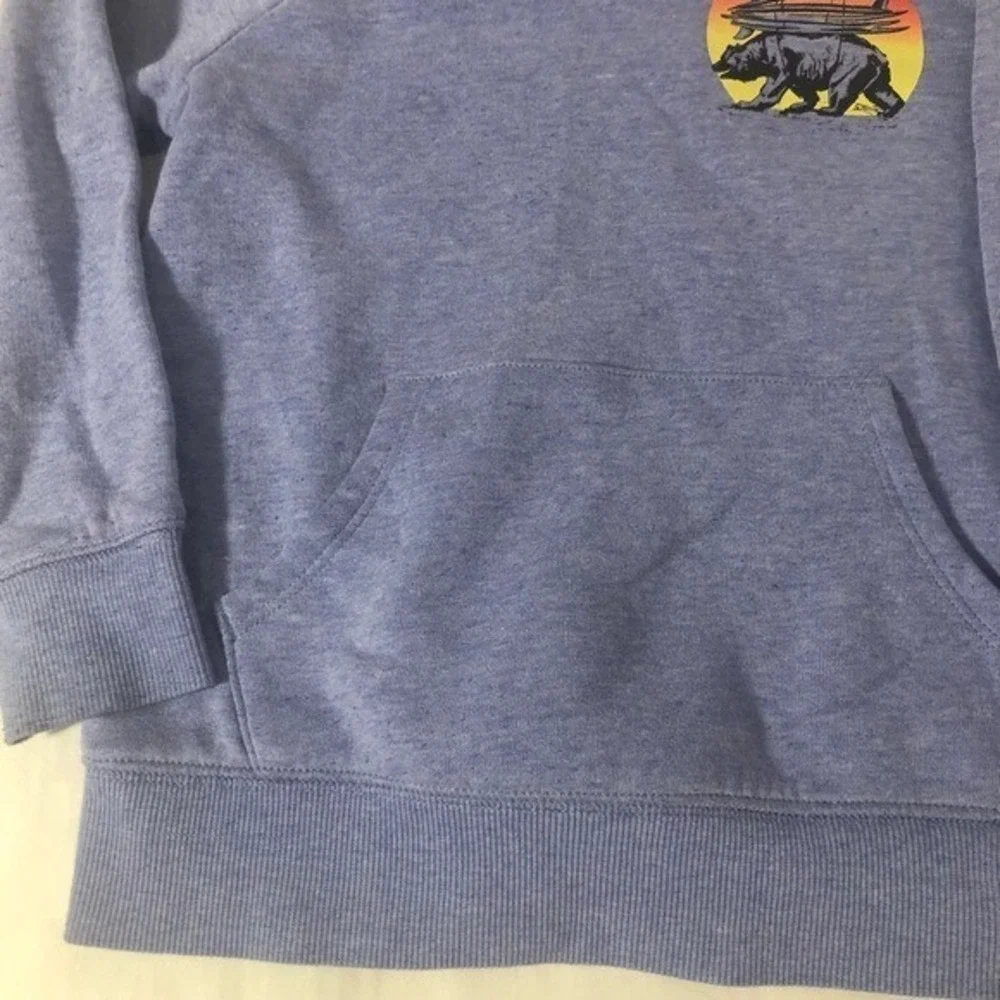 Old Navy‎ periwinkle hoodie surfer bear Size 4T
